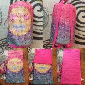 Justice Emoji sleeping bag